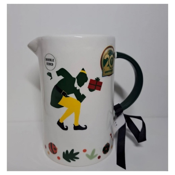 NEW Rae Dunn Maple Syrup Pitcher Buddy The Elf 20th Anniversary - Picture 1 of 5